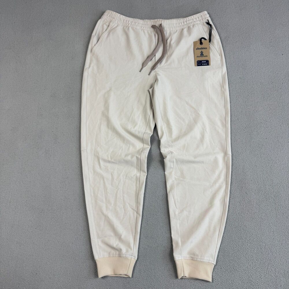 Chubbies Khakinator Jogger Pants Size M Mens 30" Everywear Performance Beige NWT